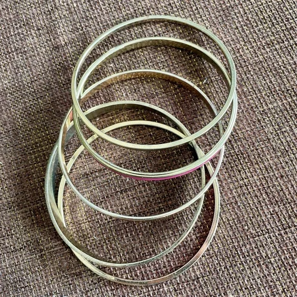 Pink & Gold Bangle Set - Picture 4 of 4